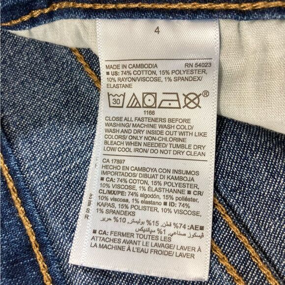 Old Navy Jeans Women’s 4 Blue Denim Super Skinny Mid Rise Casual Preppy - Picture 8 of 12